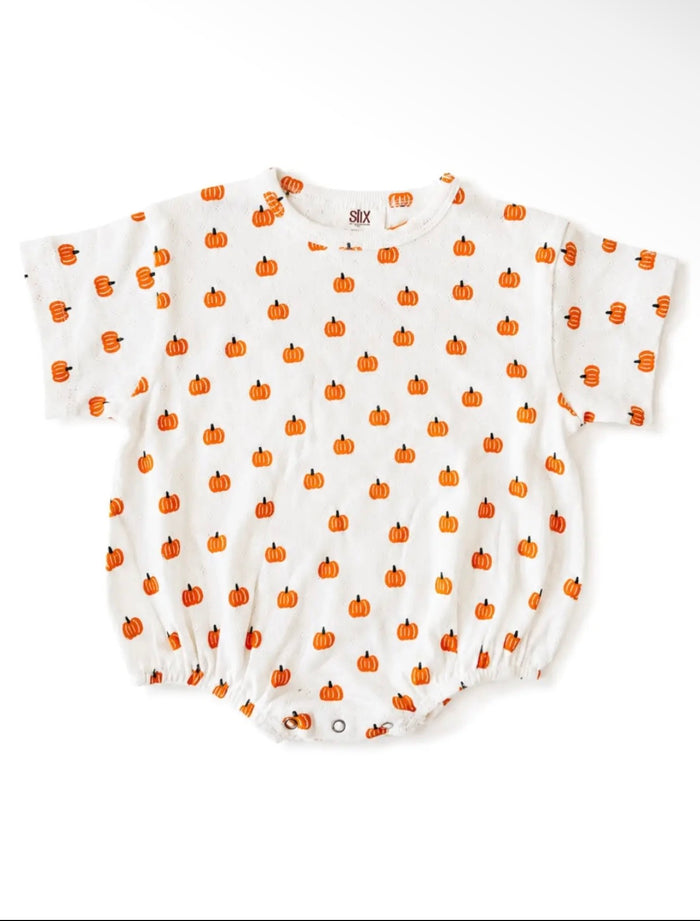 π Little Pumpkin Bubble Romper