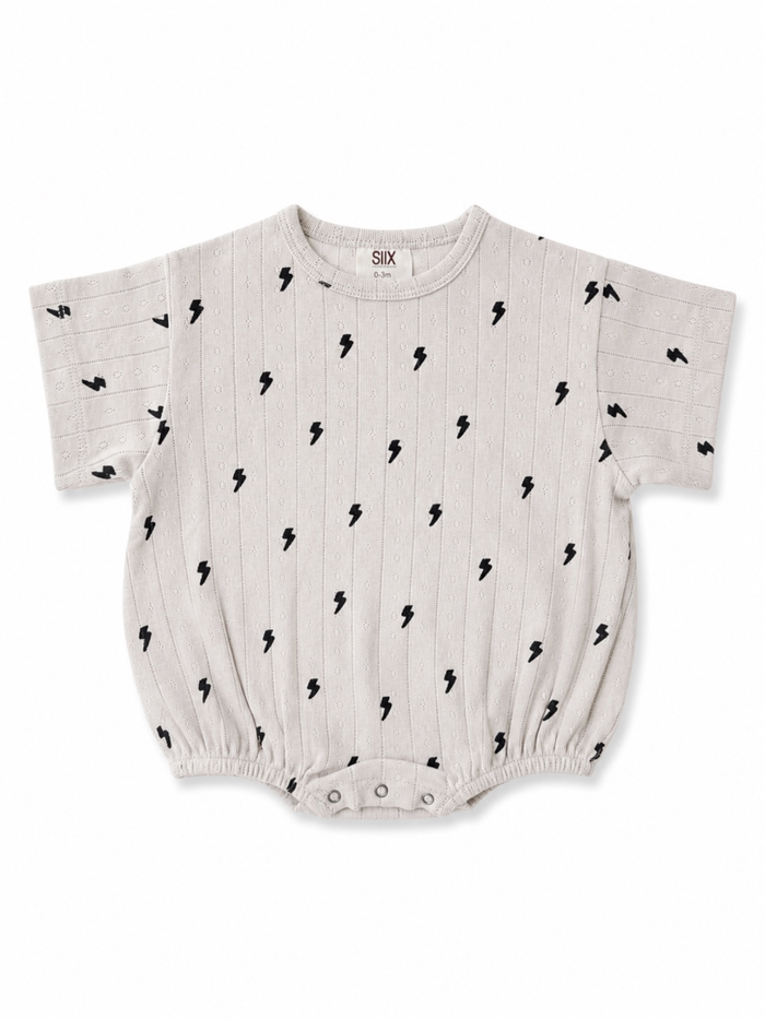 β‘ Little Bolt Bubble Romper