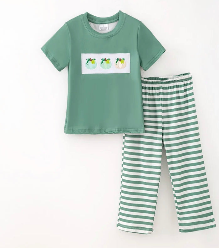 π PREORDER Sage Pumpkin Patch Boys Set