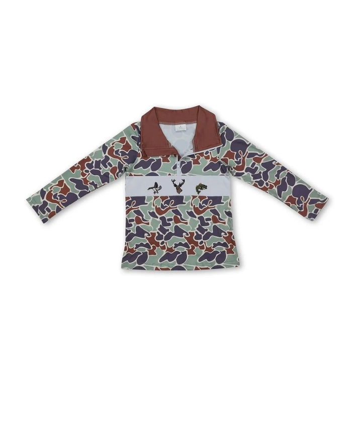 π¦ Camo Outdoors Quarter-Zip Pullover β Weekly Preorder