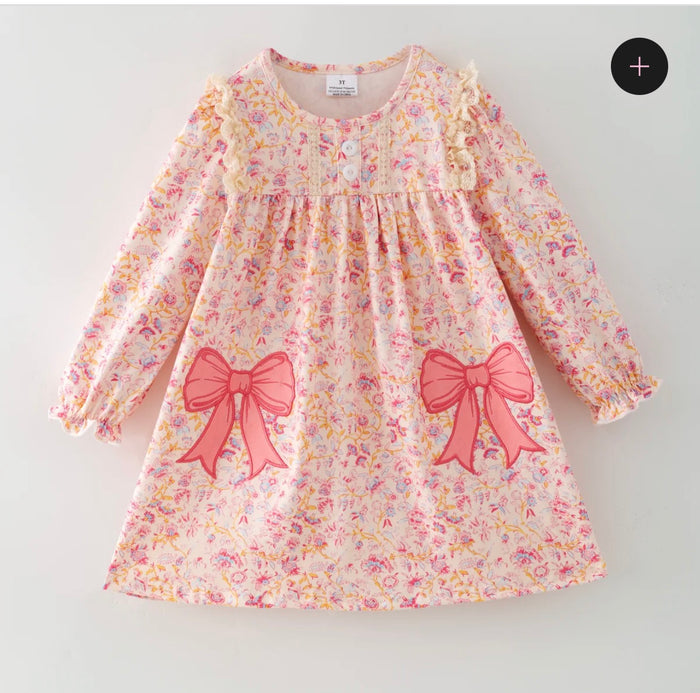 π Sweet Floral Bow Dress β Weekly Preorder
