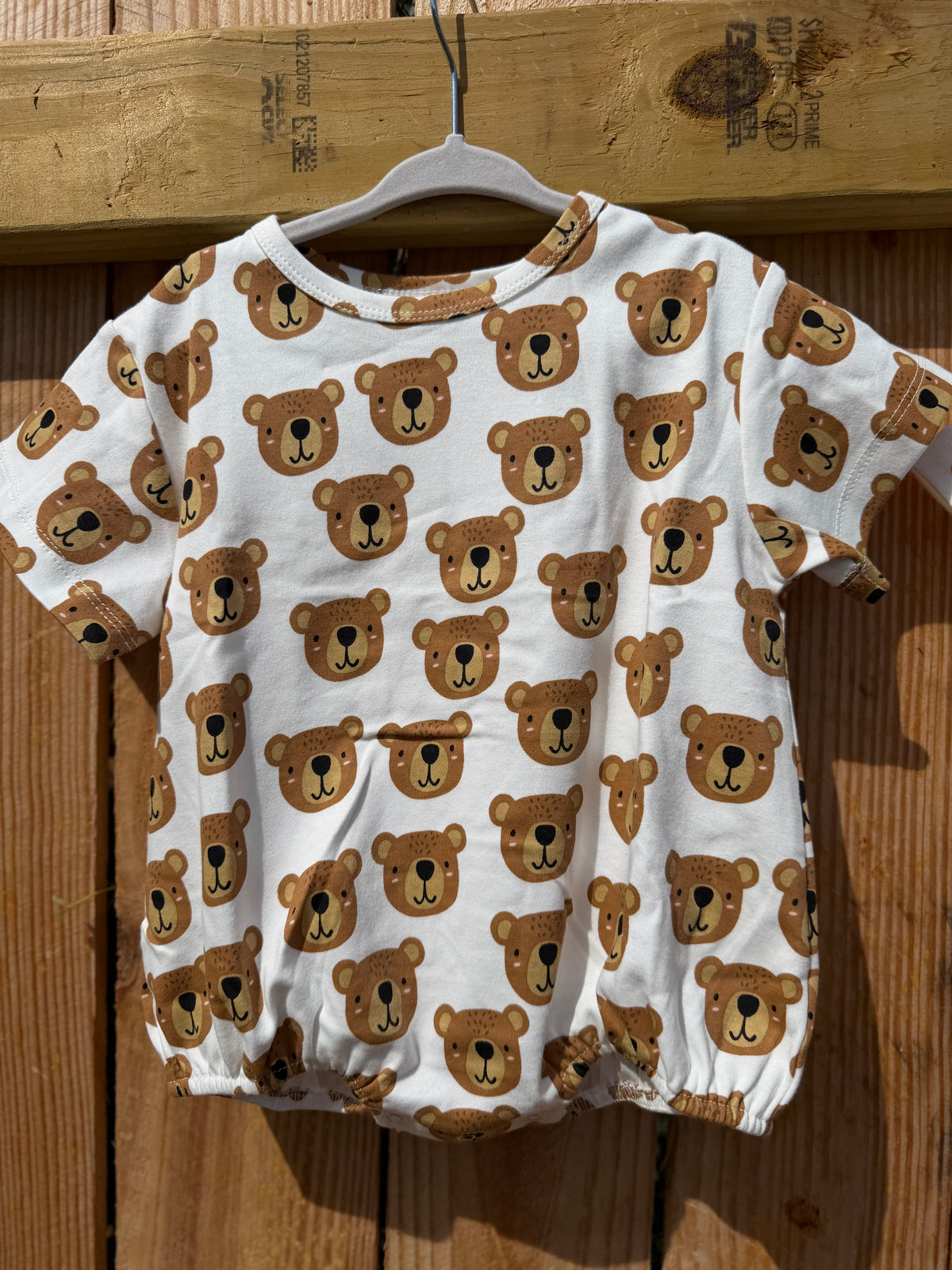 🐻 Little Bear Bubble Romper