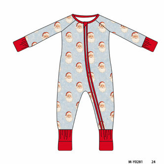 *PREORDER* Blue Santa Bamboo Sleeper