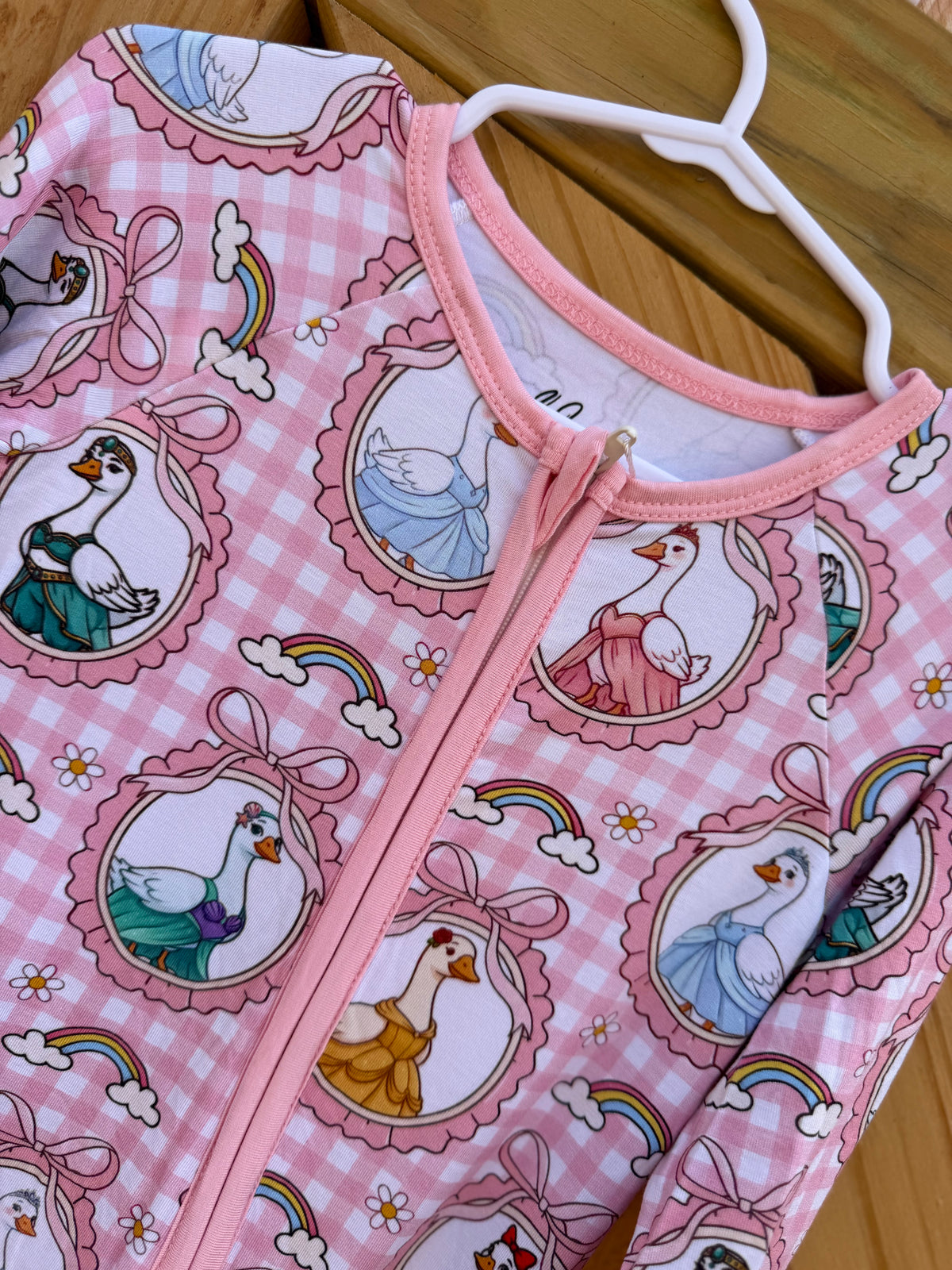 👑 Princess Geese Bamboo Sleeper 🪿🎀