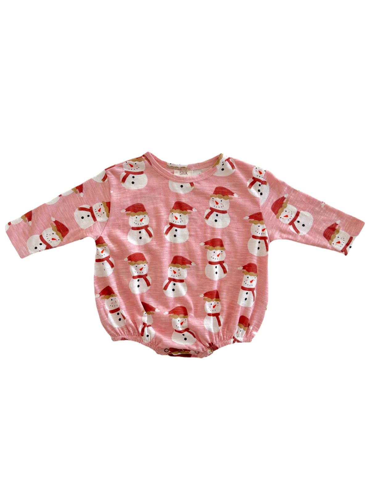 🎀 Pink Frosty Bubble Romper