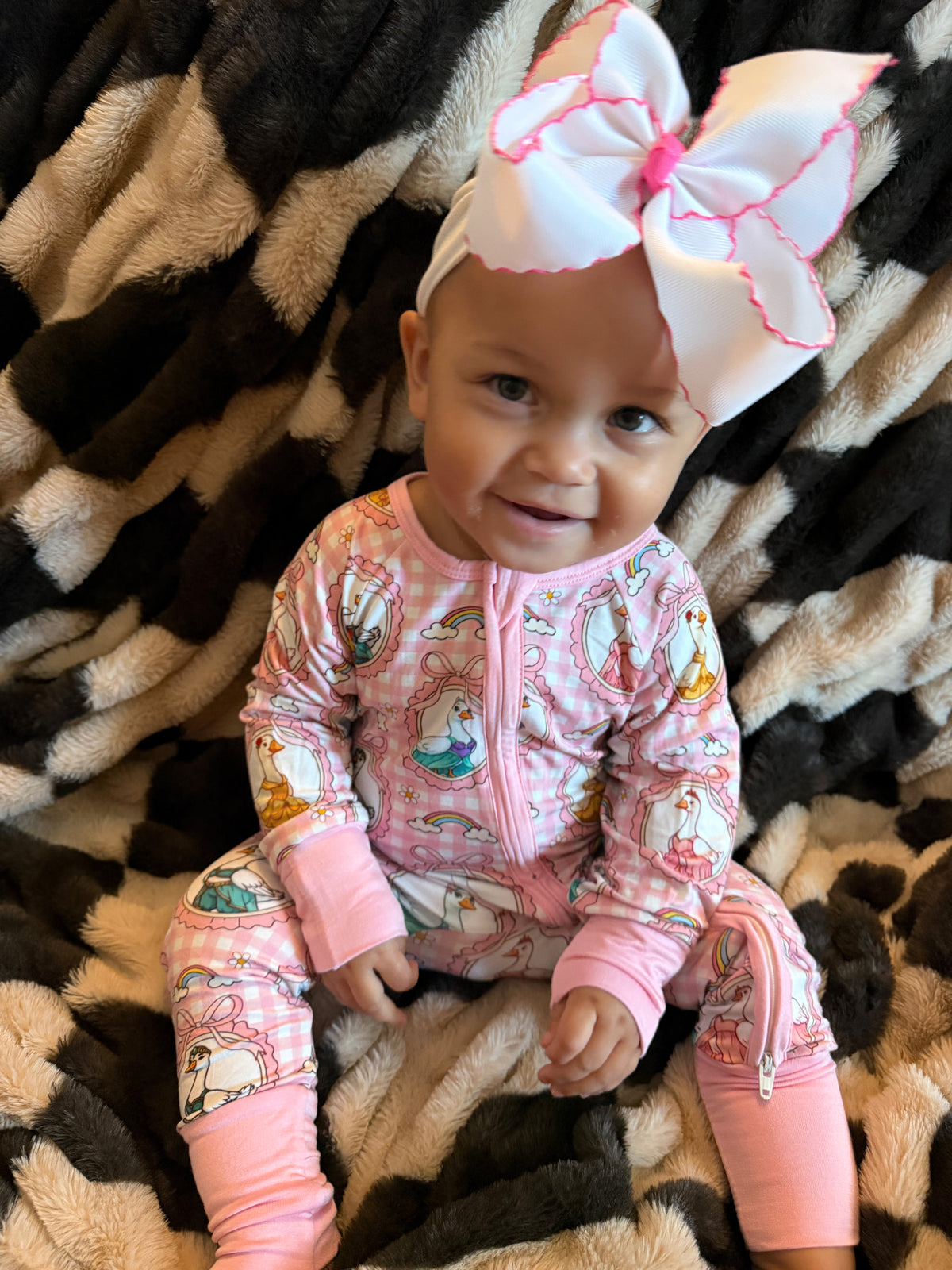 👑 Princess Geese Bamboo Sleeper 🪿🎀