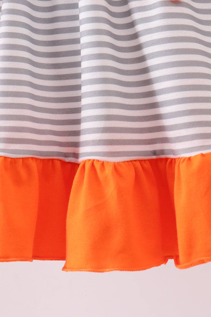 Orange Tennessee Embroidery Dress