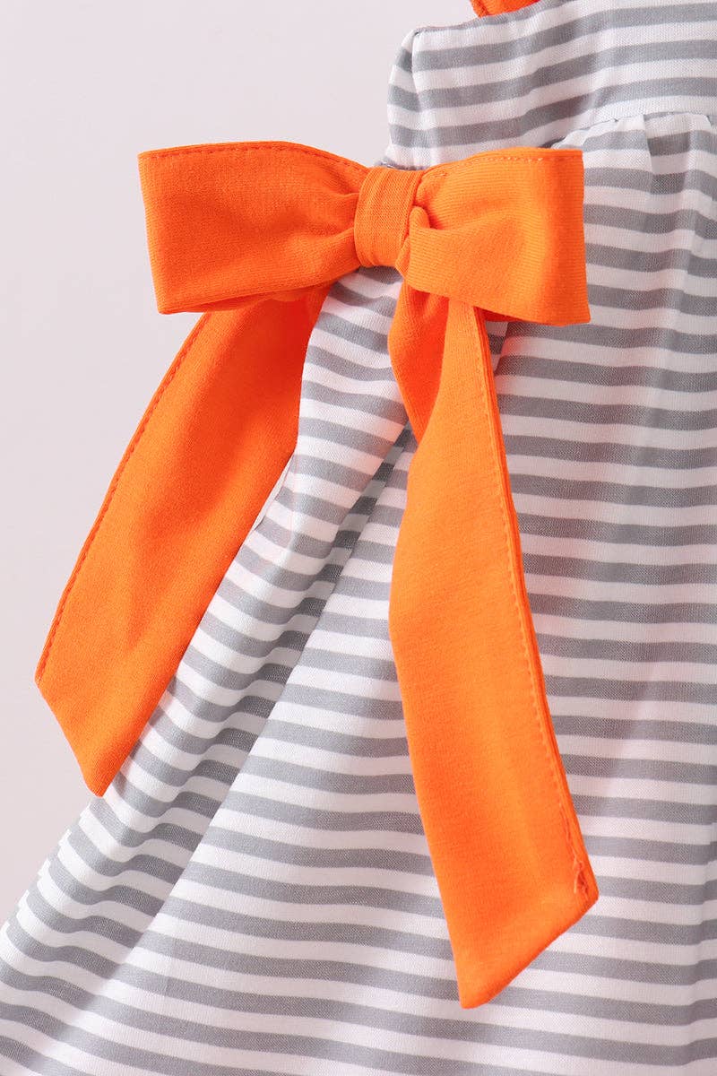 Orange Tennessee Embroidery Dress