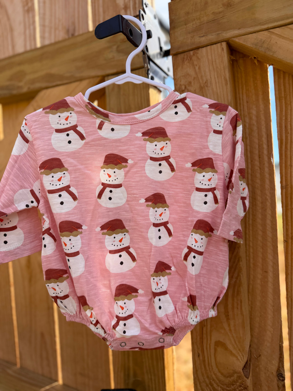 🎀 Pink Frosty Bubble Romper