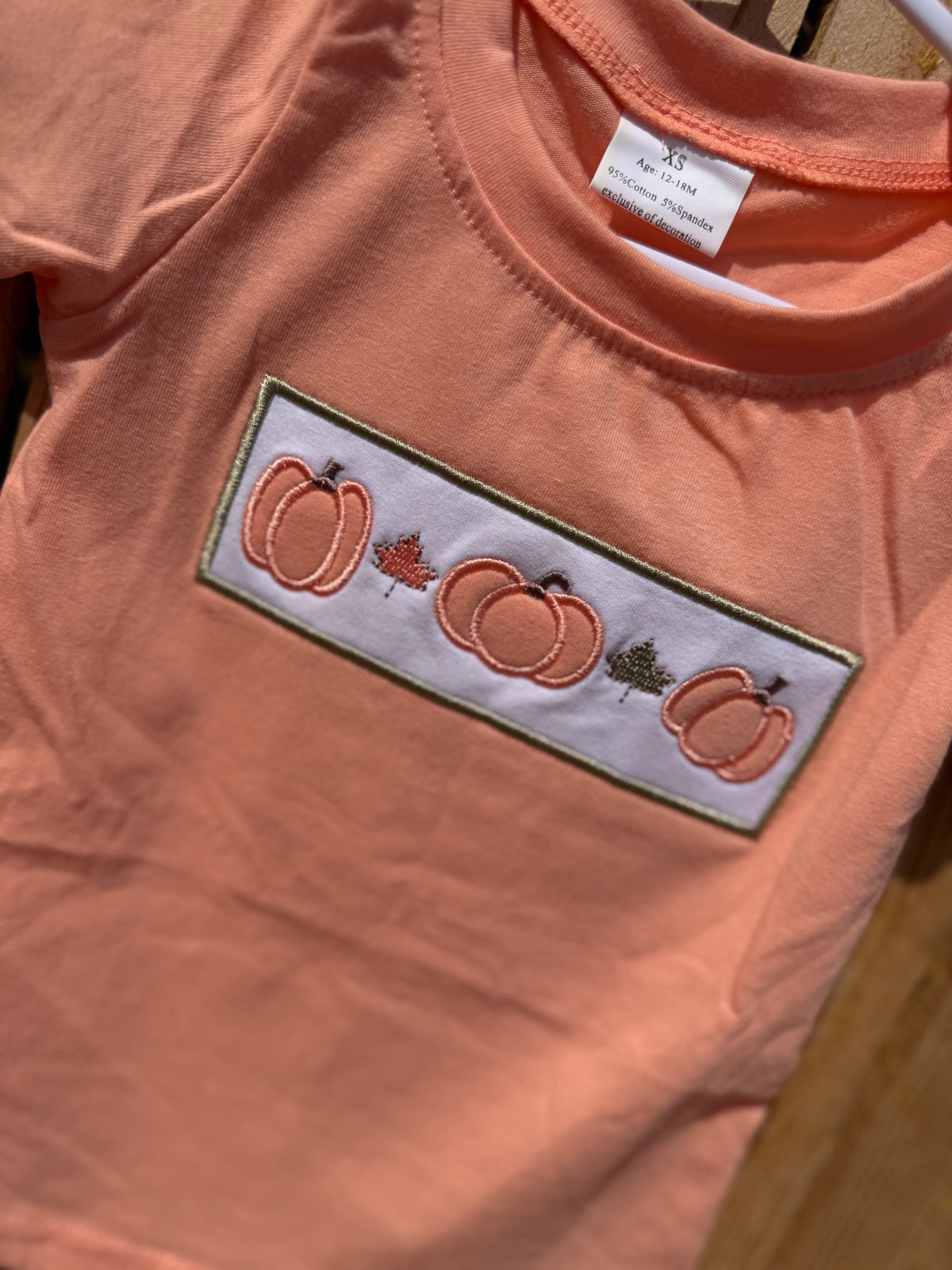 Pumpkin Spice Gingham Set