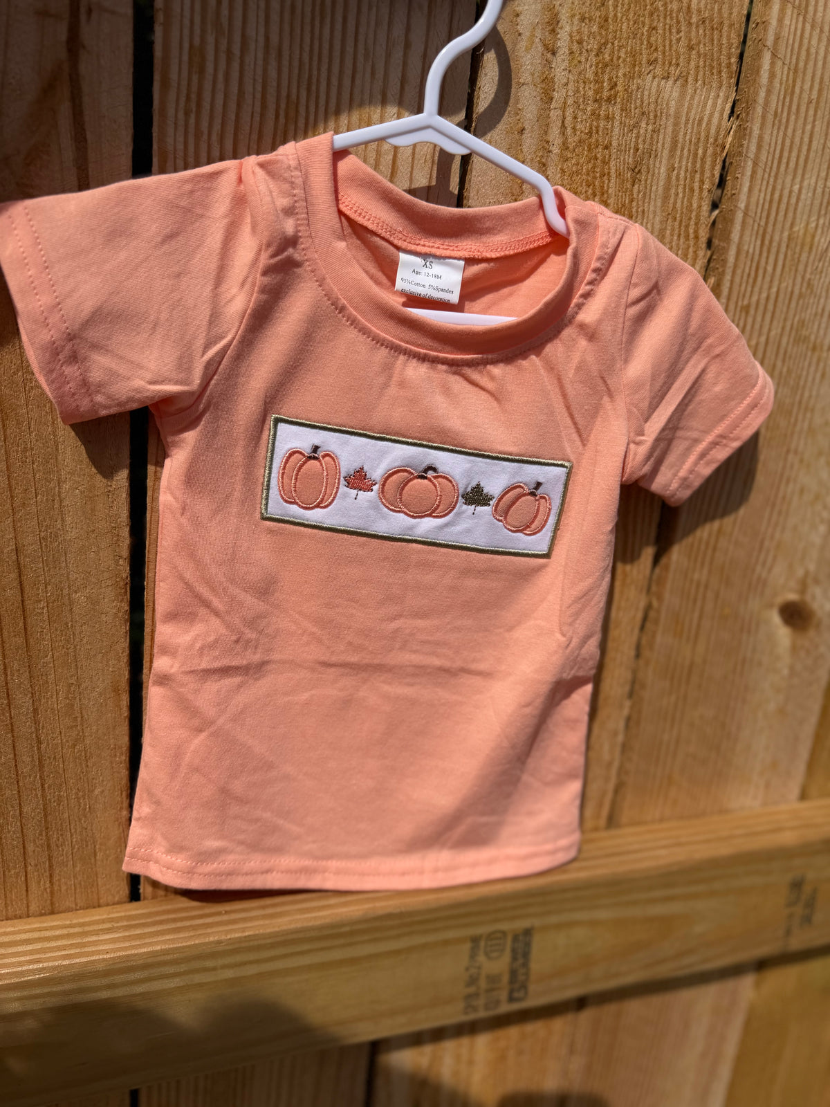 Pumpkin Spice Gingham Set