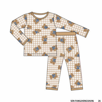 *PREORDER*Bear Bamboo Two-Piece Set 🐻🤎