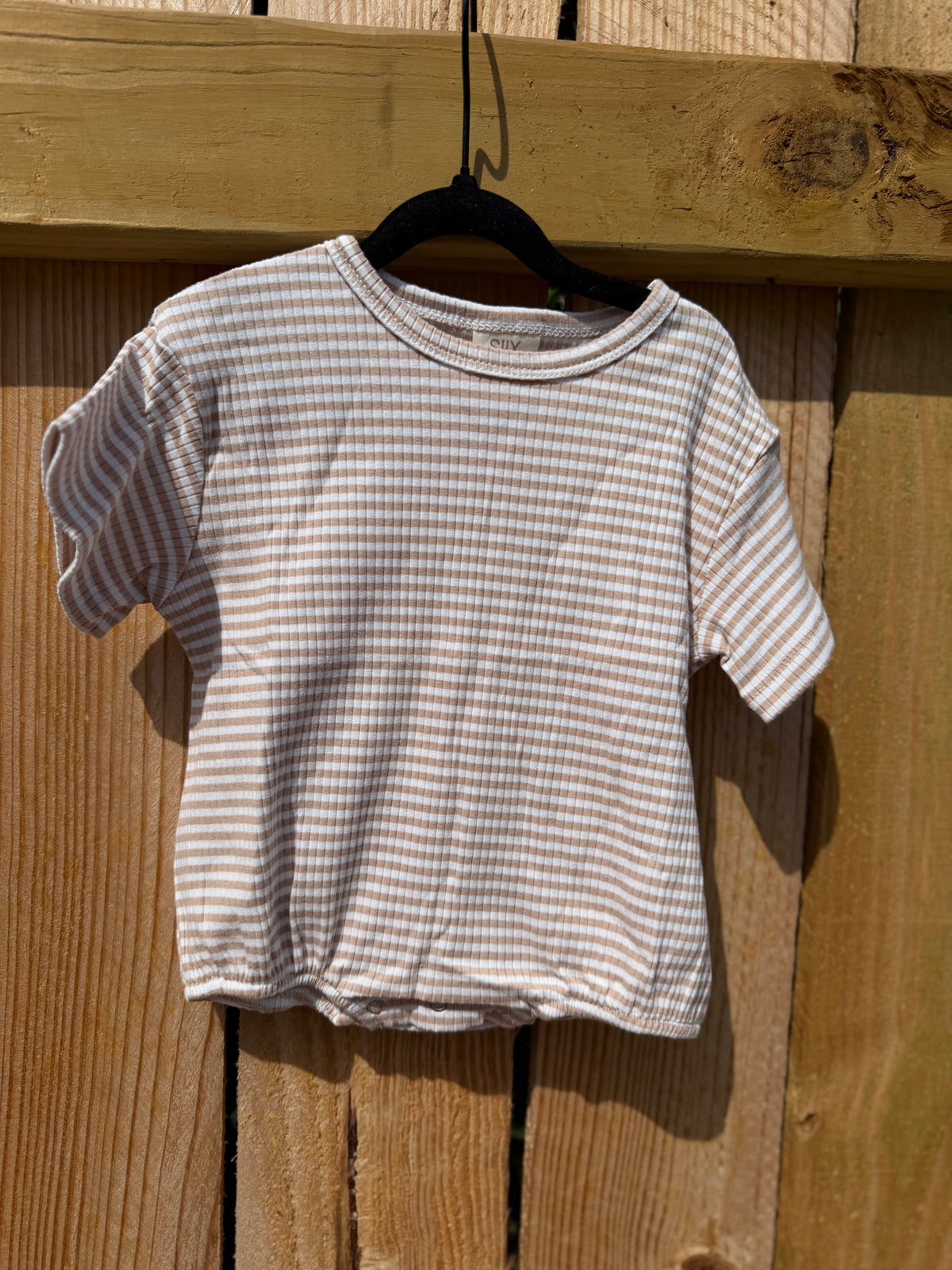 Tiny Stripe Bubble Romper