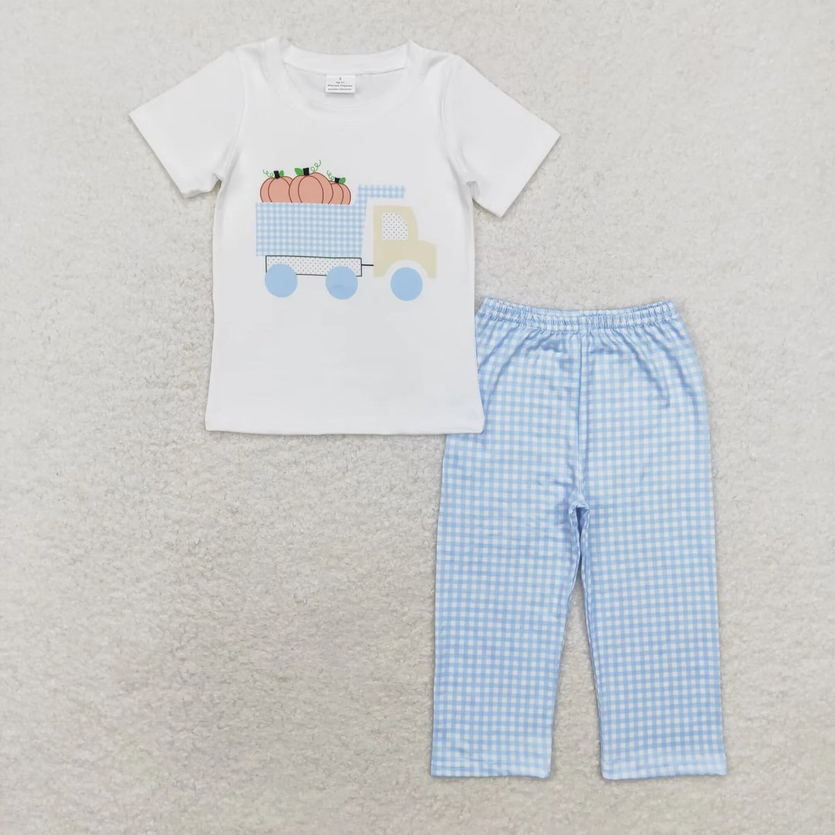🚚  |  Pumpkin Hauler Gingham Set