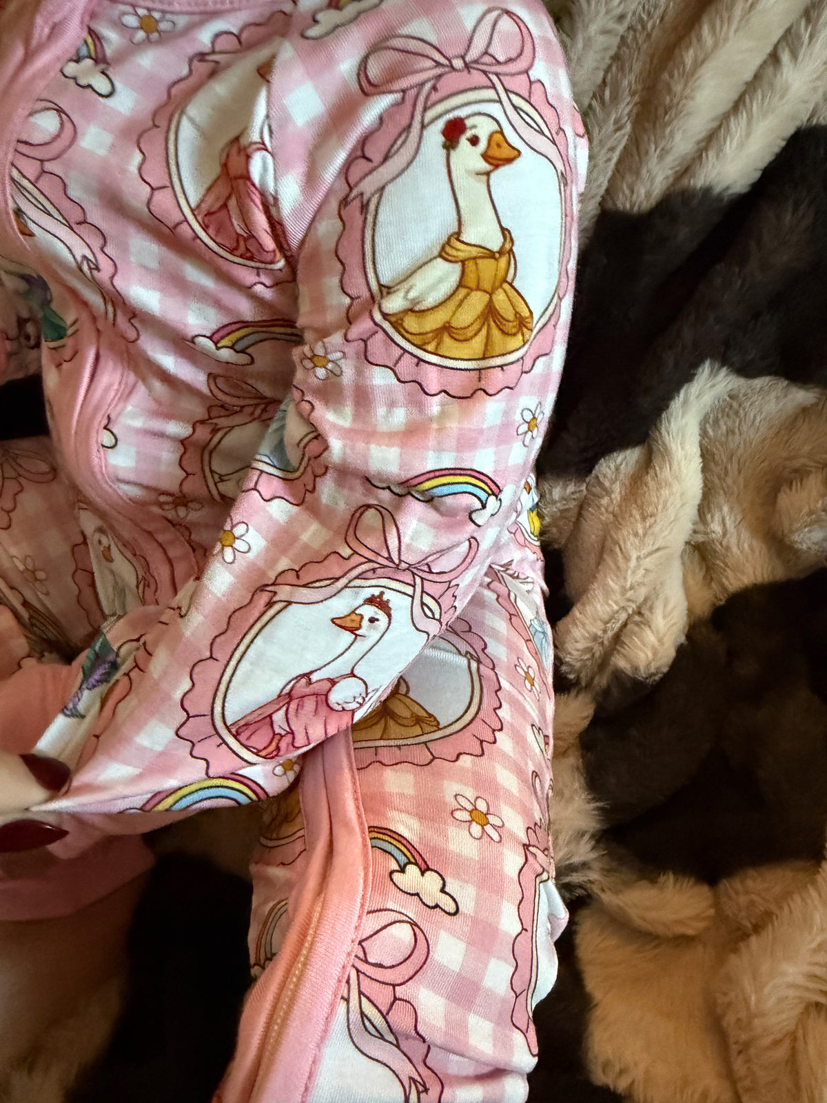 👑 Princess Geese Bamboo Sleeper 🪿🎀