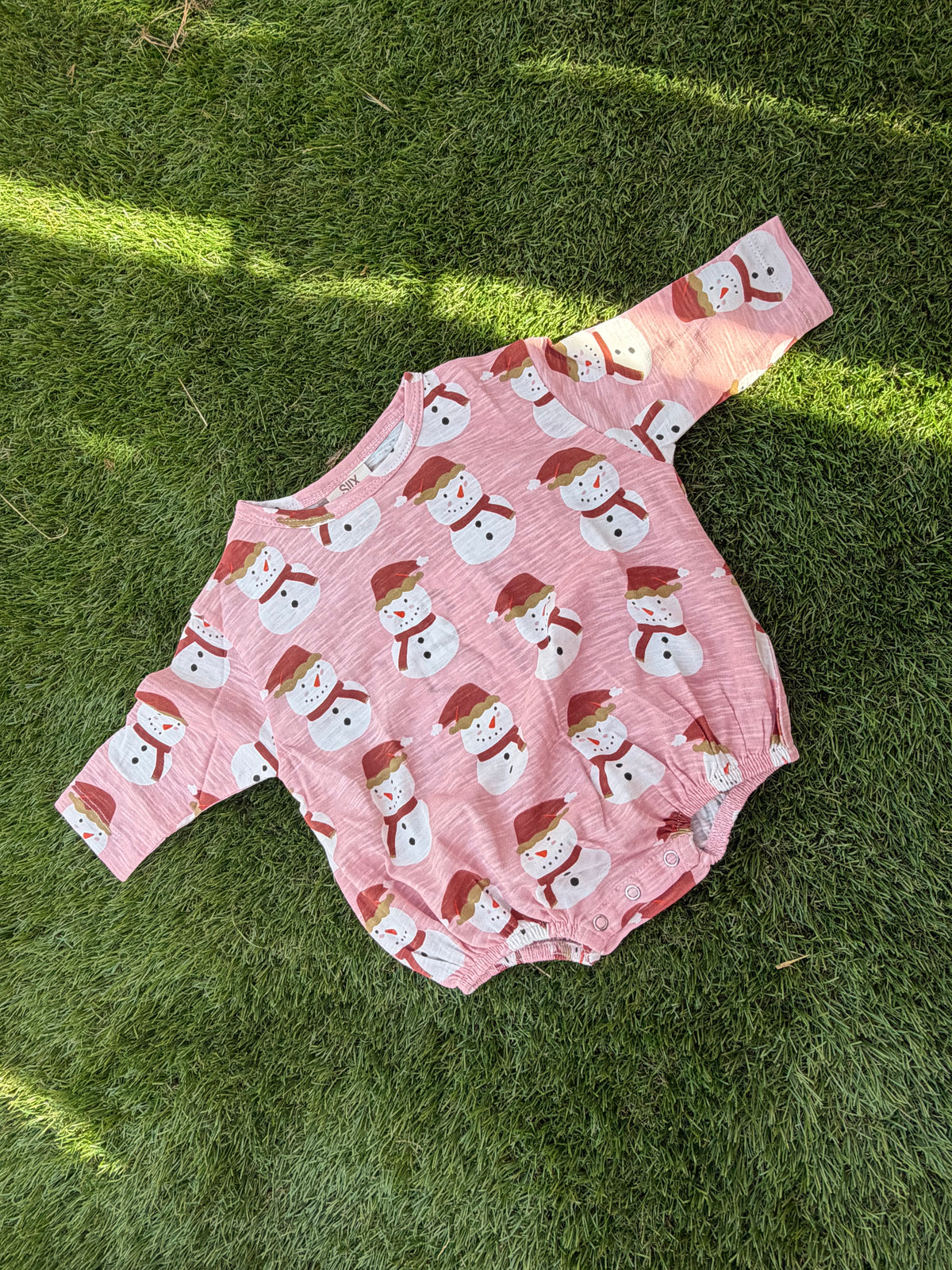 🎀 Pink Frosty Bubble Romper