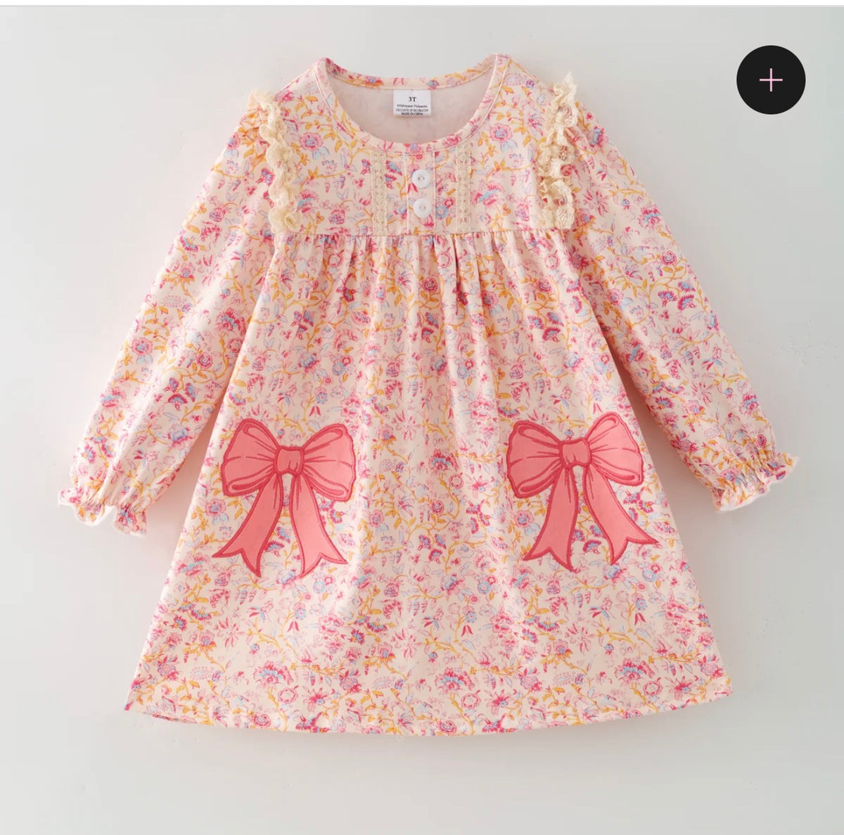 🎀 Sweet Floral Bow Dress — Weekly Preorder