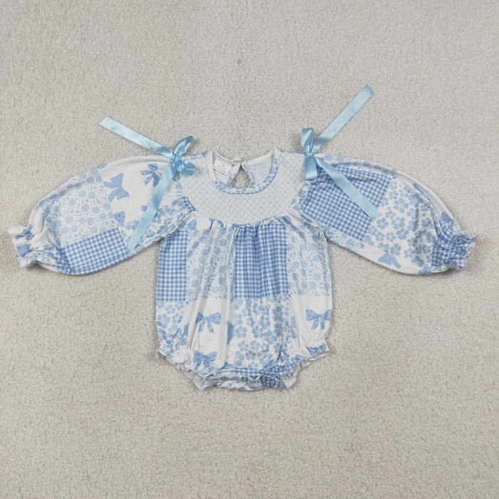 🩵 Bluebell Bow Patchwork Bubble