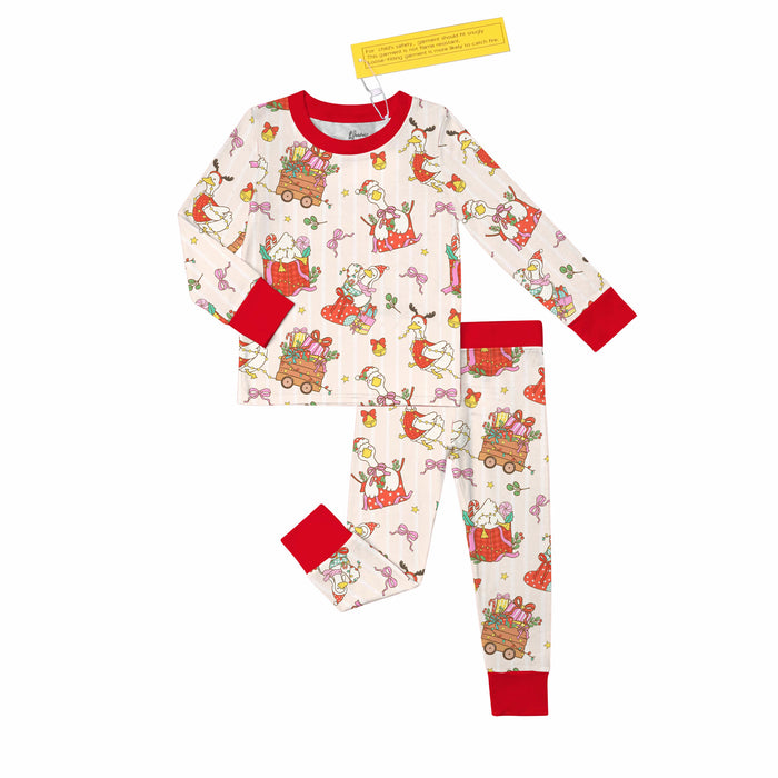 🎄 Christmas Geese Bamboo Two-Piece Set 🪿🎁