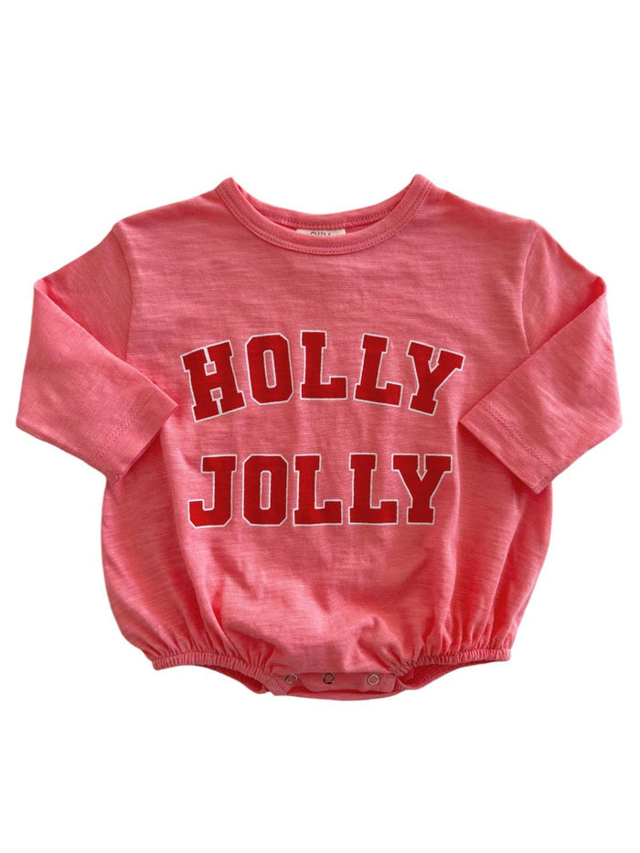 🎄 Holly Jolly Bubble Romper